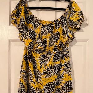 Ava Sky 🍍 Print Dress